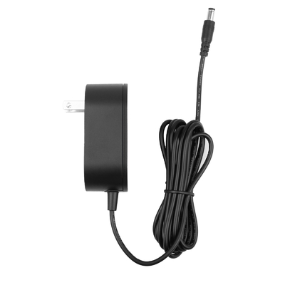 Siyah Renk 15W 10V 1A Güç Kaynağı Duvar Montaj Adaptörü ETL1310 Standardı