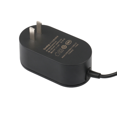 CQC Sertifikalı Anahtarlama Güç Adaptörü 12v 2a 24W Duvara Monte Çin Fiş Tipi