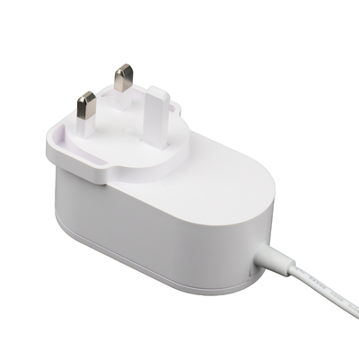 UKCA Sertifikalı İngiliz Plug Ac Dc Güç Kaynağı Duvar Adaptörü 30V 800mA