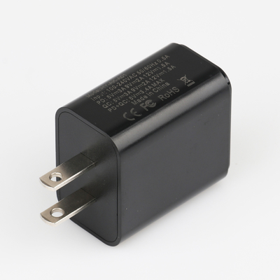 C Tipi Hızlı Şarj 5V 3A USB Adaptörü, Çift USB Duvar Şarj Cihazı 18W